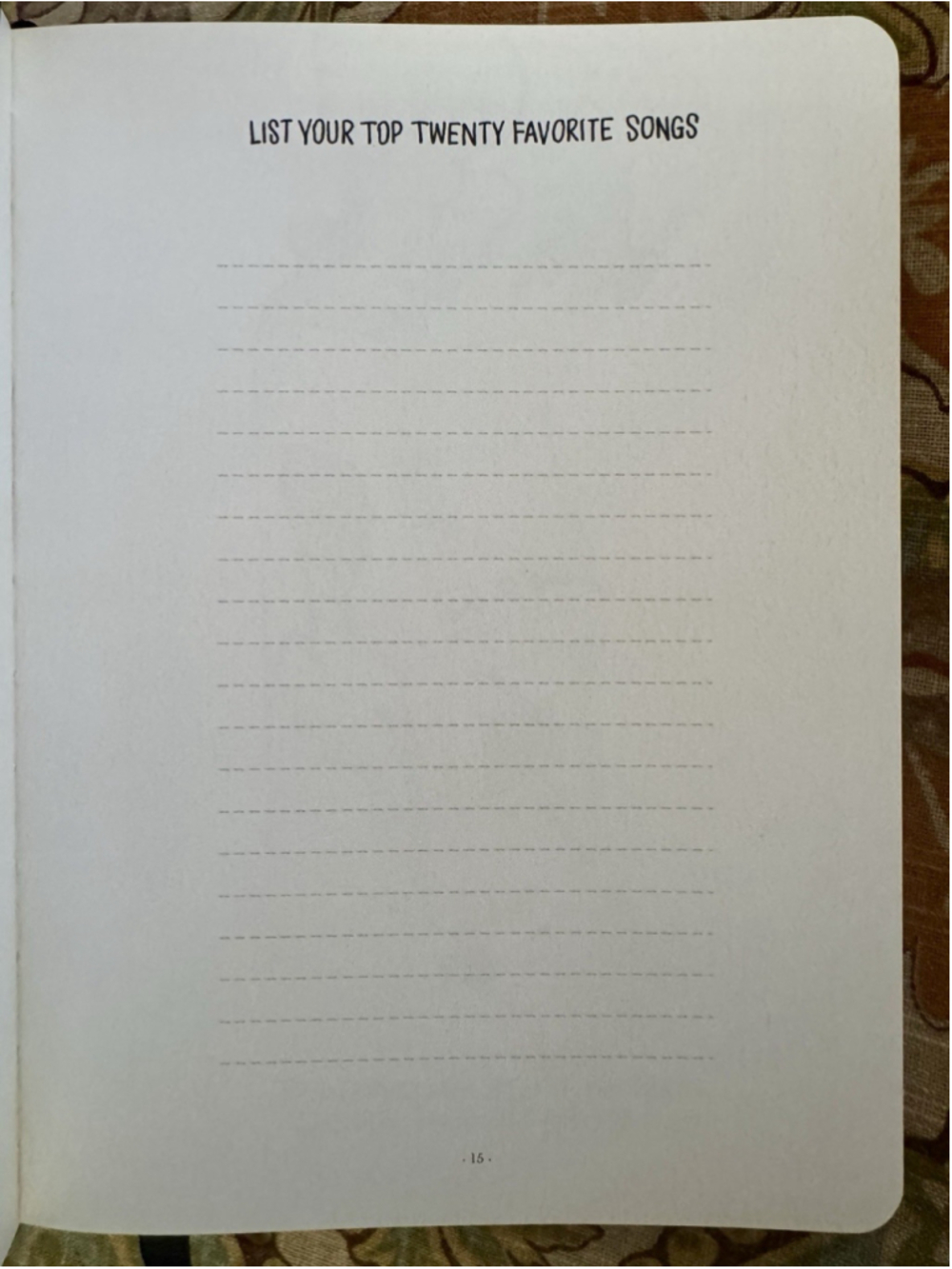 Music Listography Journal Your Life In Playlists Lisa Nola Chronicle Books NEW - Picture 11 of 17